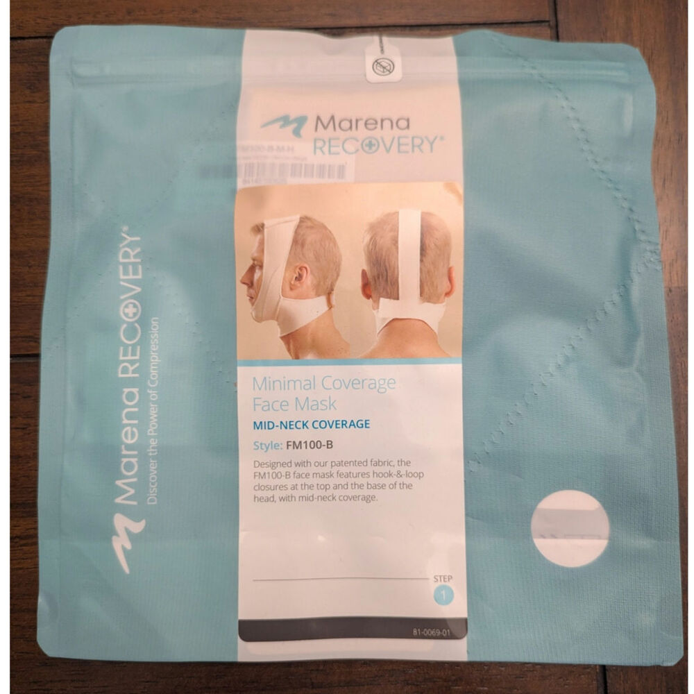Marena Recovery Face Mask Minimal Coverage Mid Neck Beige Medium FM 100-B